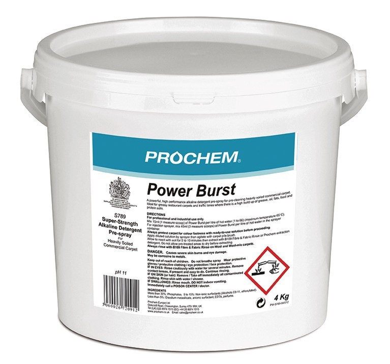 

Prochem Power Burst S789 do prania tapicerki PR4