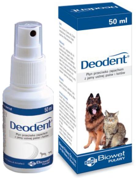 

Biowet Deodent 50ml Na Przykry Zapach Z Pyska