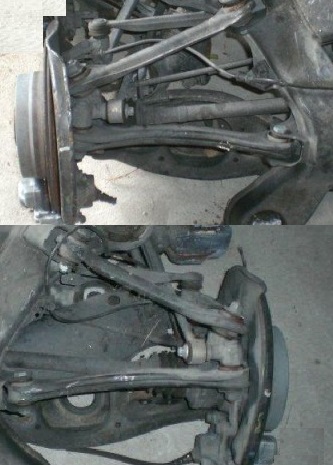 BMW E90 E91 Цапфа ступиця ричаг зад. 6761579 6761580 права або ліва