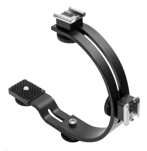 

Uchwyt bracket do lamp błyskowych 2 Mocowania BC2