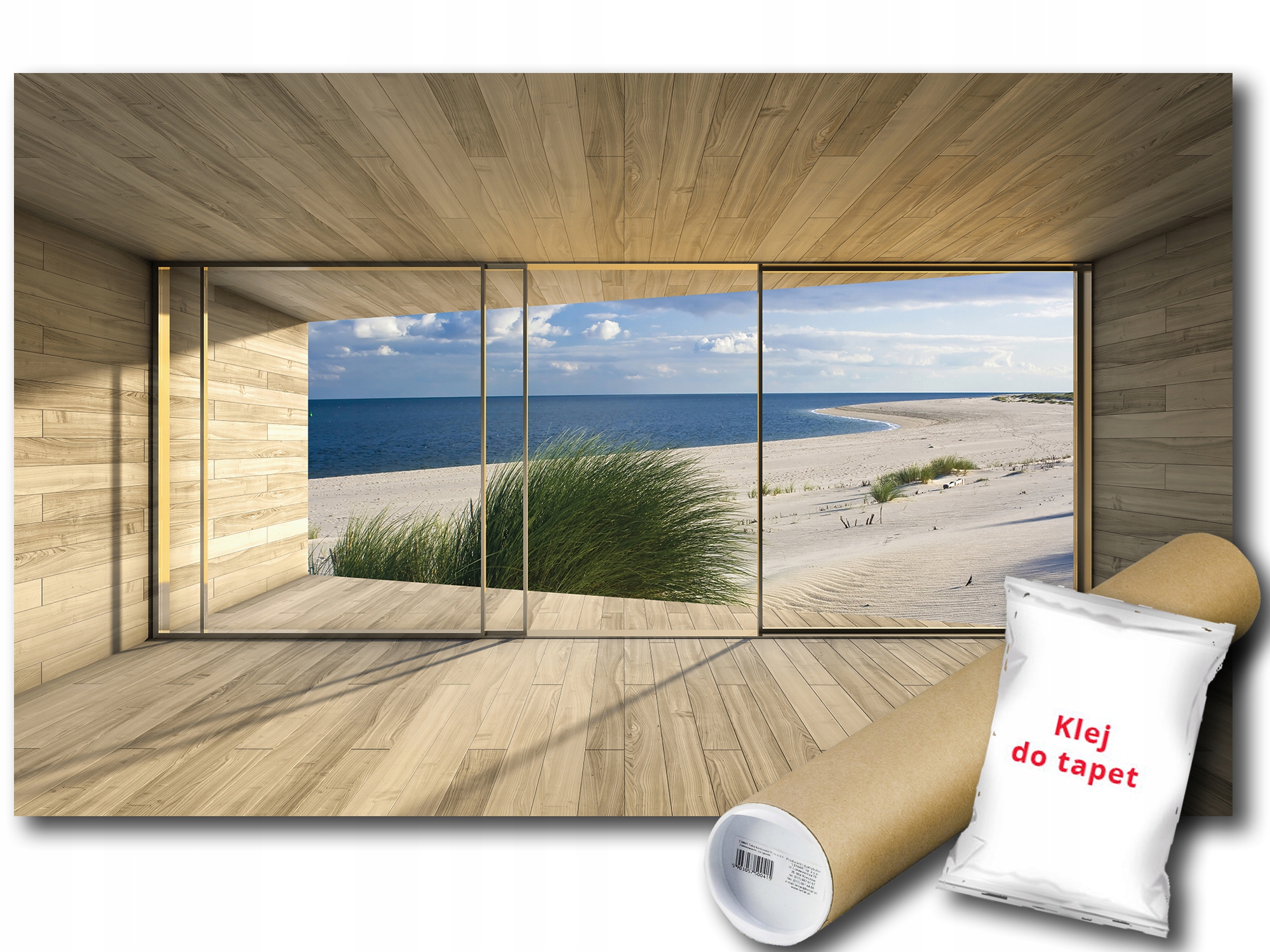 Zdjęcia - Tapeta Plaza Fototapeta Widok Plaża 18B F3XL 416x254 F3299 