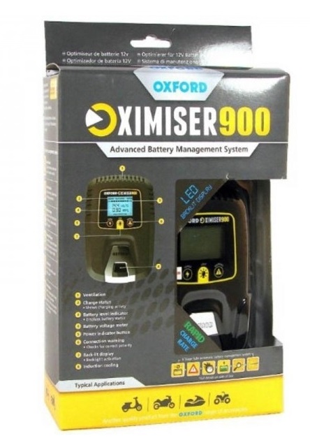 

OXIMISER900 Oxford ładowarka żelowy Gel 12V do 30A