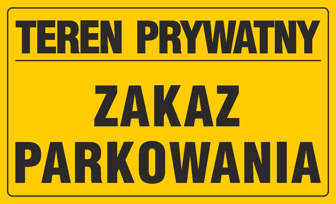 TABLICA INFORMACYJNA BUDOWLANA TEREN PRYWATNY