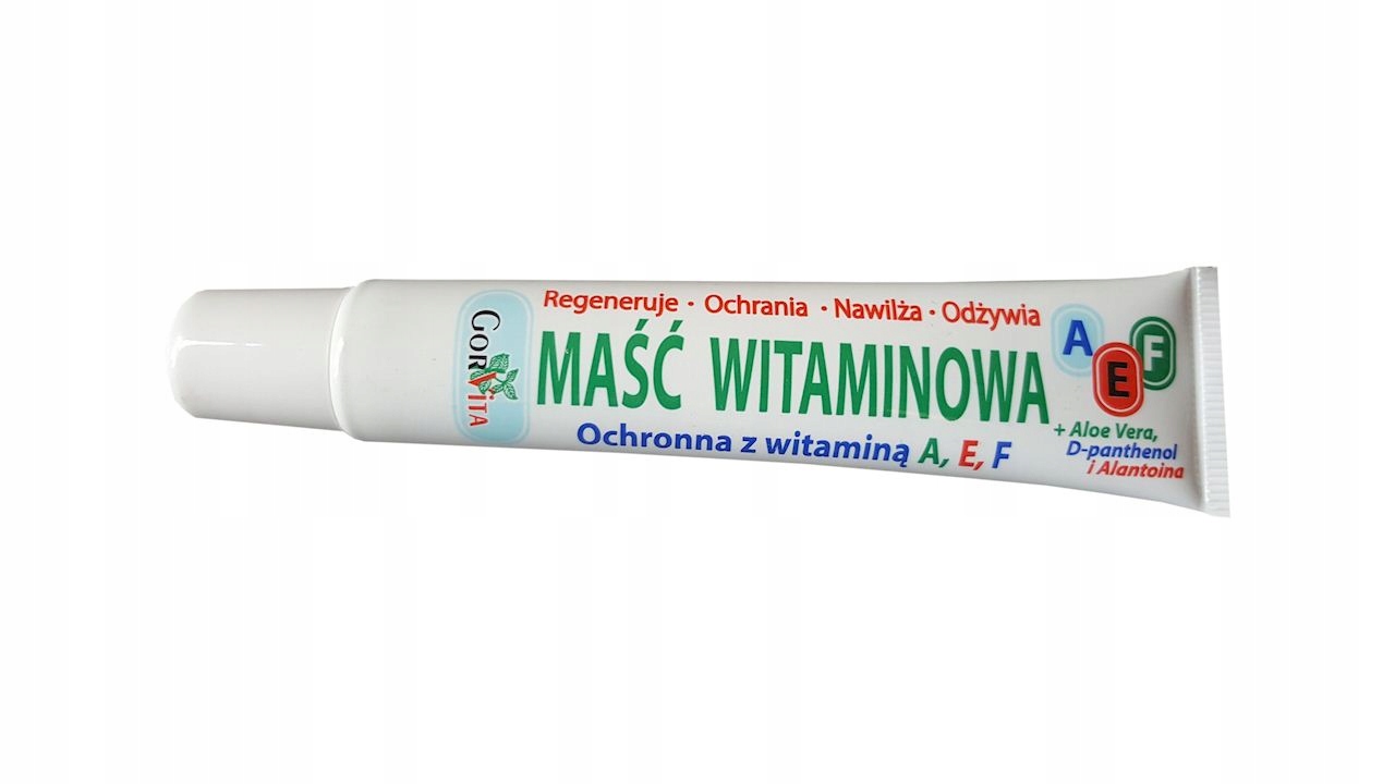 Gorvita Maść Witaminowa 20ml Wit A E F Aloes