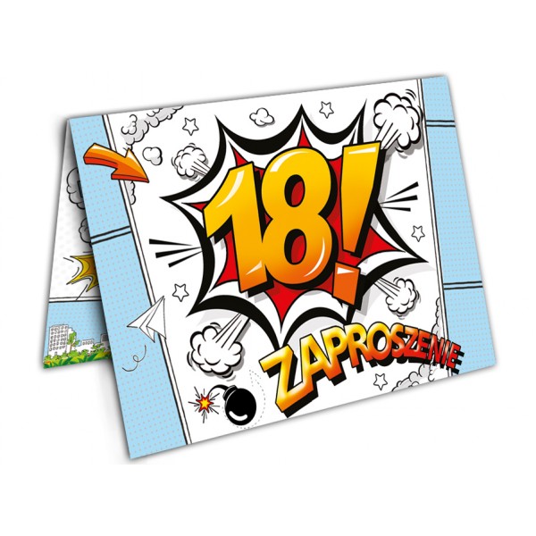 

Zaproszenia na 18 urodziny nr 2