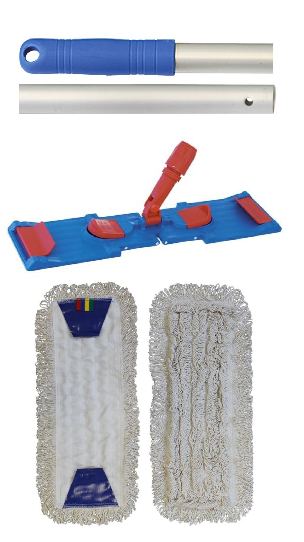 

Zestaw Mop Bawełniany Stelaż Klips 50 CM Kij Fv