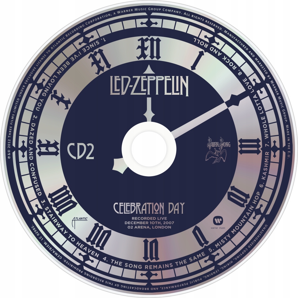 Led Zeppelin Celebration Day 2CD 1DVD 1BR DELUXE Tytuł Celebration Day