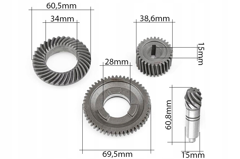 ZESTAW NAPRAWCZY DO MŁOTA UDAROWEGO TRYBY Kod producenta 1010