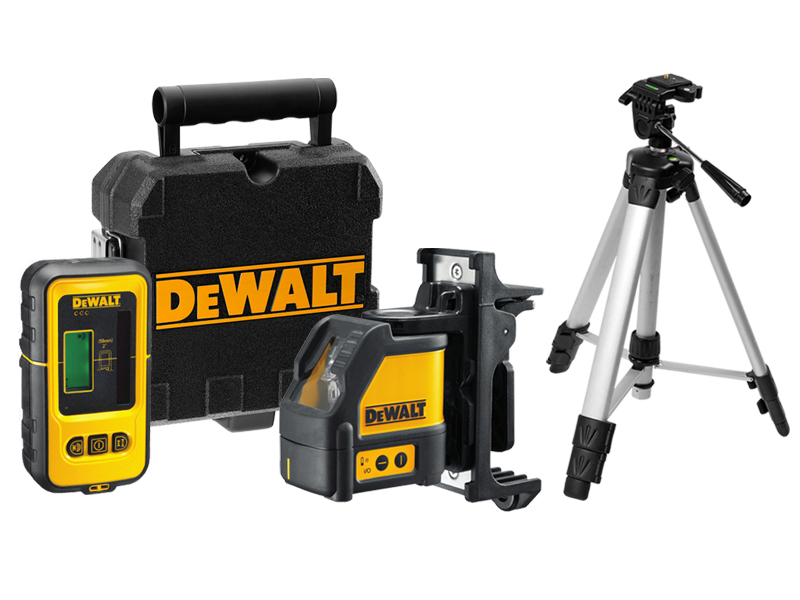 

DeWalt DW088KD laser krzyżowy Detektor 50m +statyw