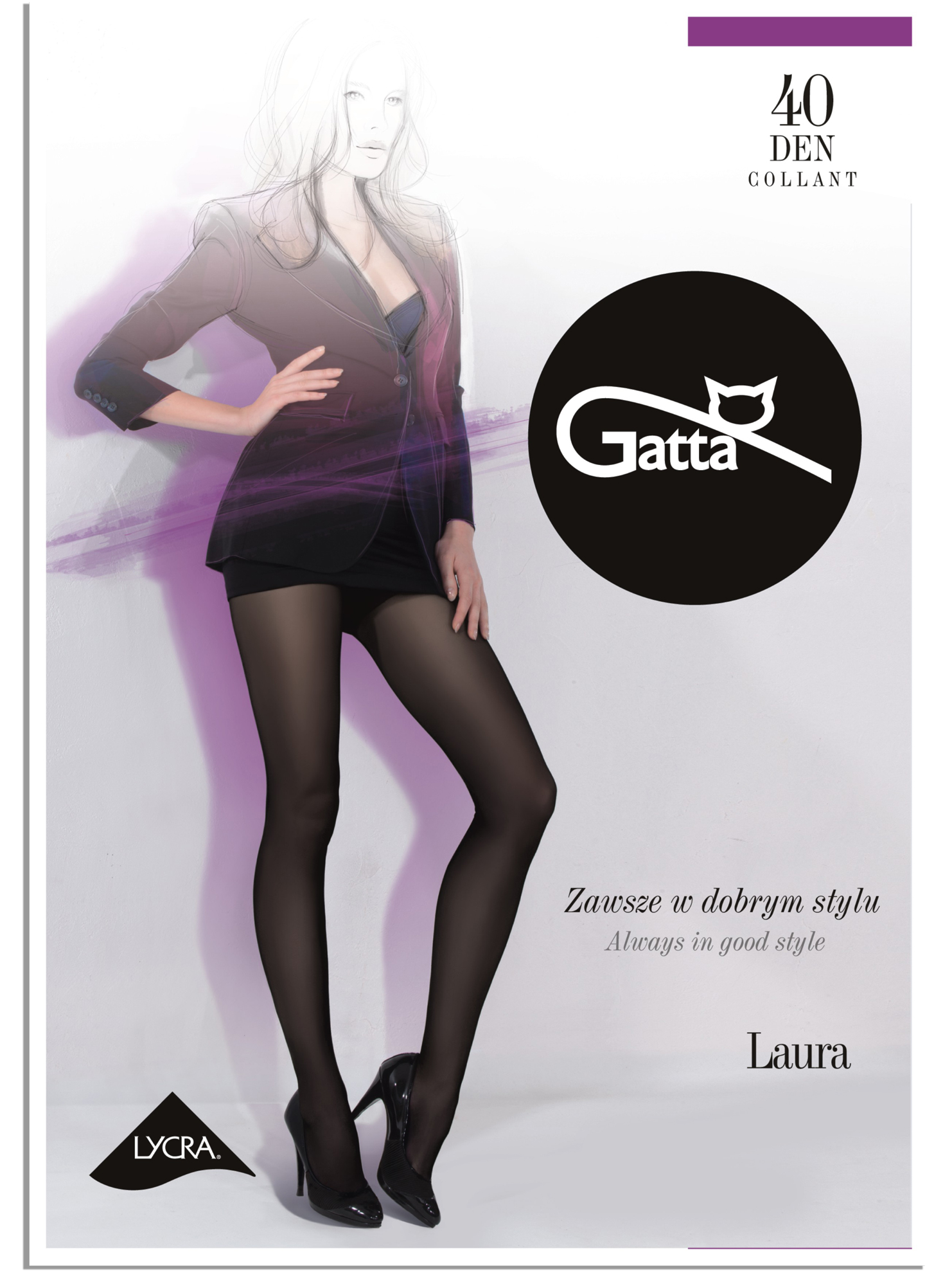 

rajstopy Gatta Laura 40 den Kolory rozmiar 4 L