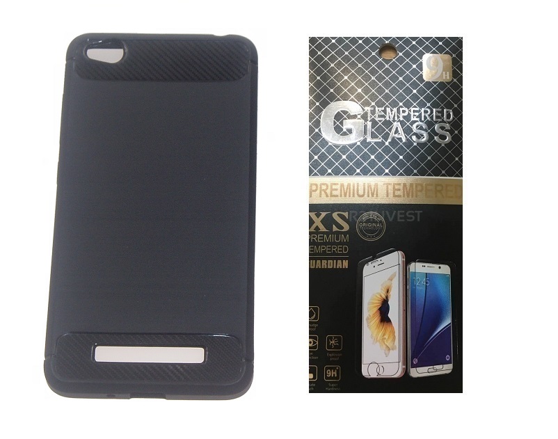 

Karbon Etui Carbon Case do Xiaomi Redmi 4A + Szkło