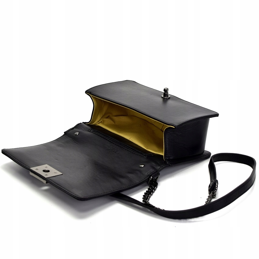 TOREBKA PIKOWANA CHANELKA KUFEREK SKÓRA BOY BŁĘKIT Płeć kobieta