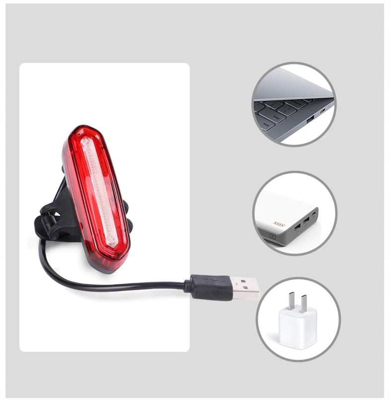 LAMPA ROWEROWA PRZÓD biała LED 120lm USB MEGA MOC Rodzaj przednie