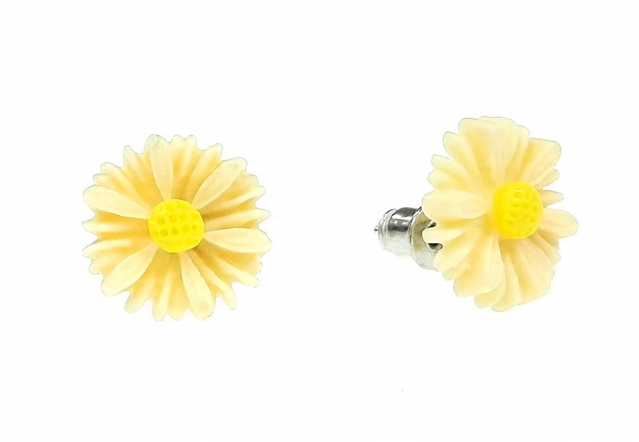

Kolczyki stokrotki kwiaty 10 mm Łososiowy