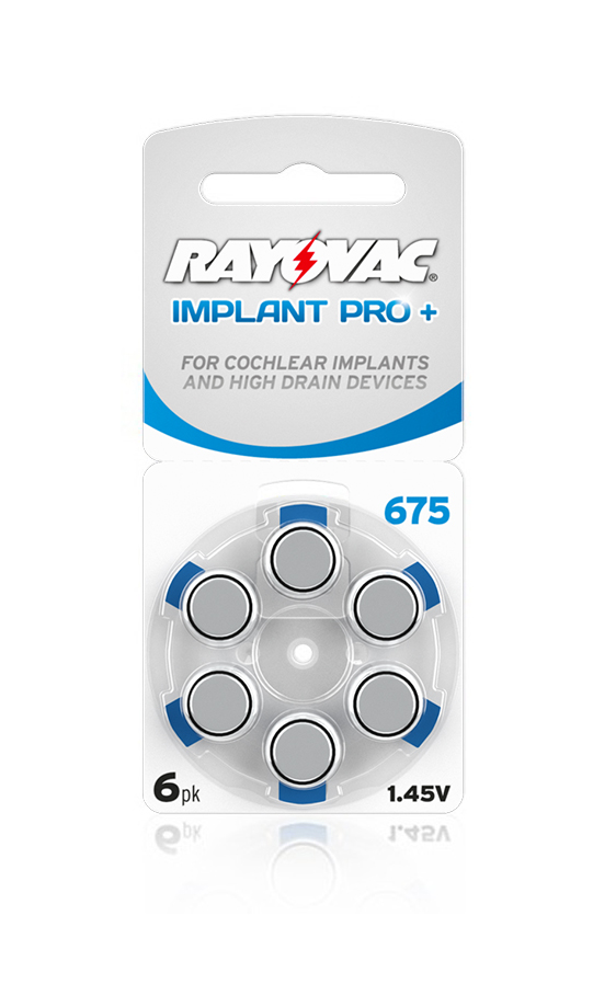 акумуляторний імплантат Rayovac 30SZT PRO + 675 (кохлеарний) Тип 675