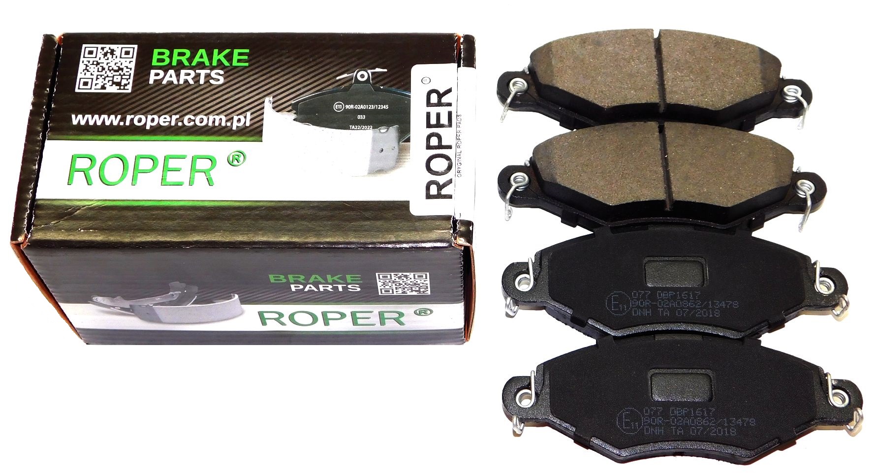 KLOCKI PRZÓD PEUGEOT 206 1998-... SYSTEM BOSCH Strona zabudowy przód