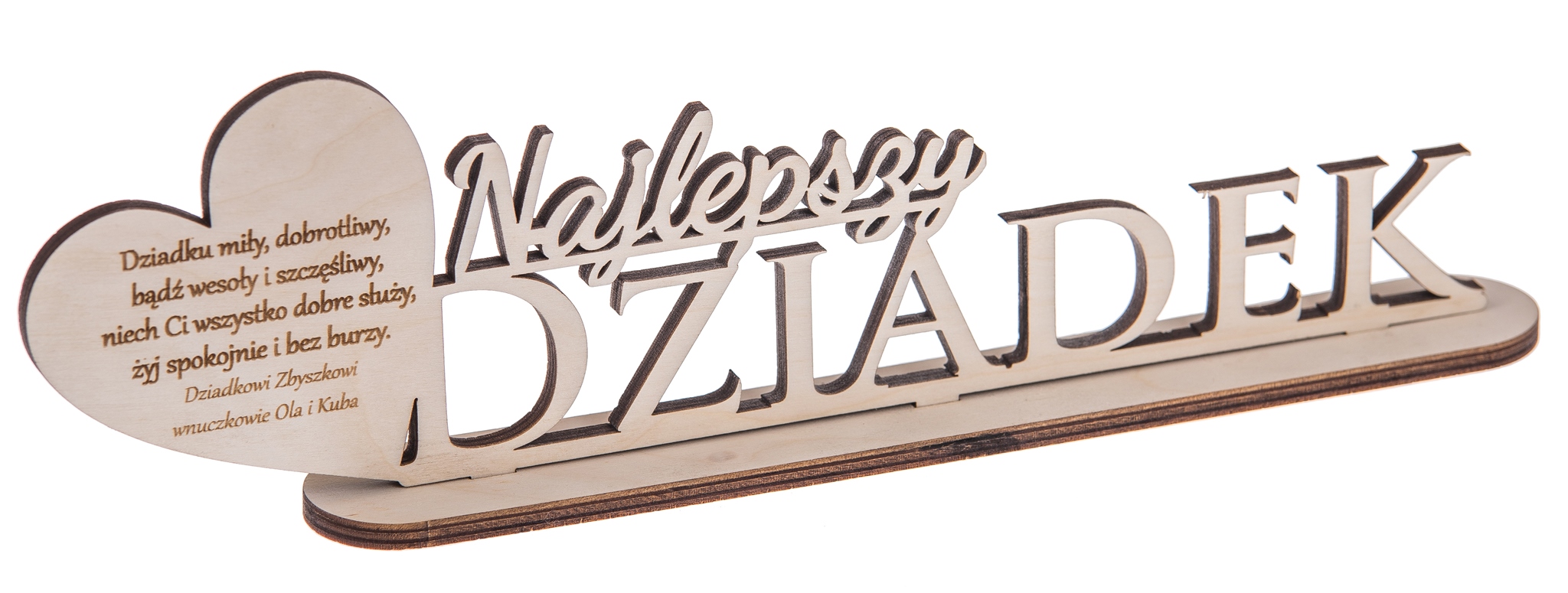 

Napis Najlepszy Dziadek prezent na Dzień Dziadka