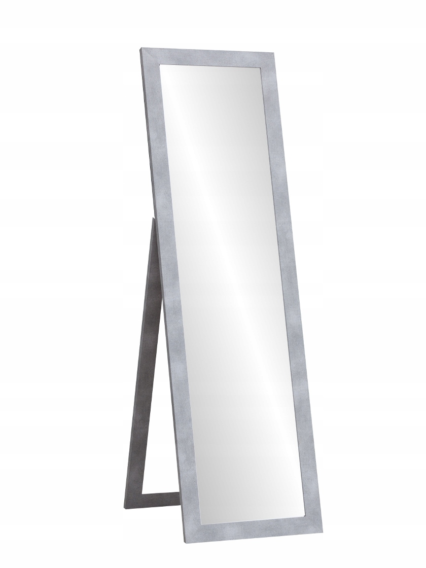 

Duże Stojące Lustro w ramie Beton 160x50 Loft