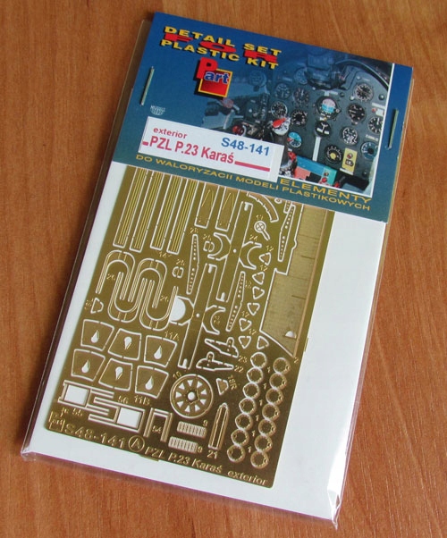 Díl S48-141 1/48 Pzl P.23 Karaś exteriér (Mirage)