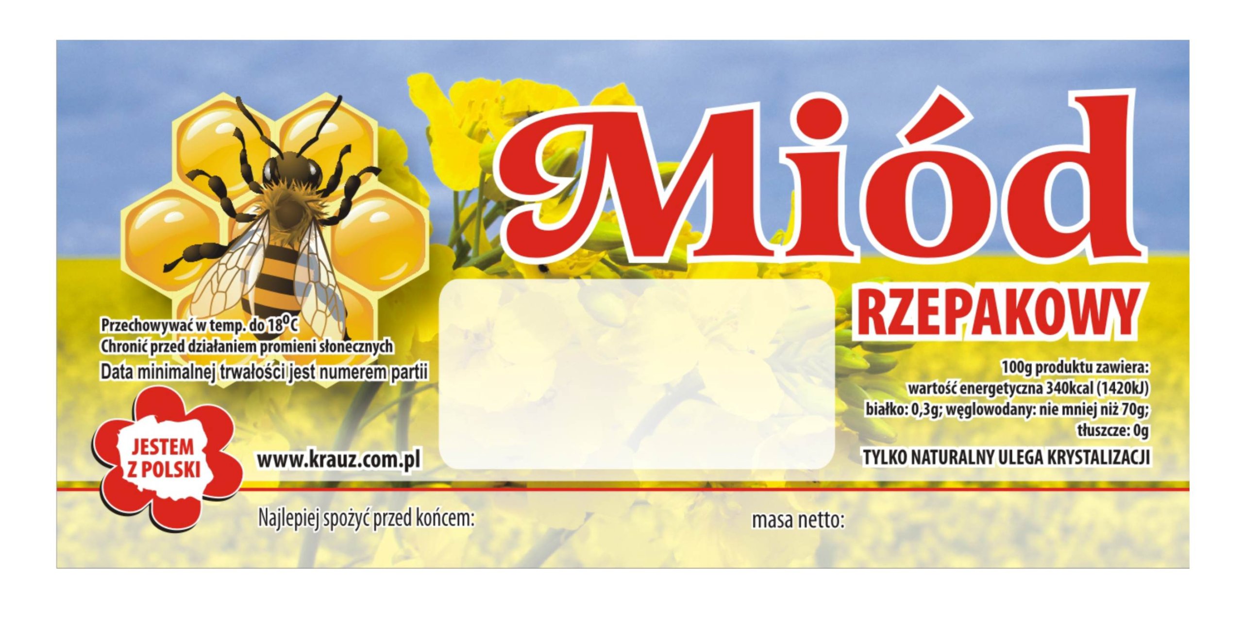 

Etykieta Pszczelarska Samoprzylepna NR.3 100szt