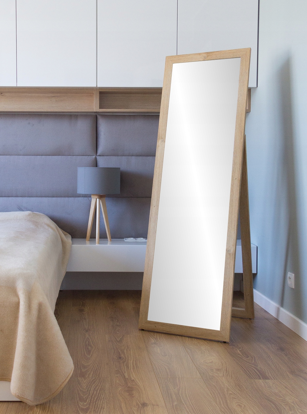 *DUŻE STOJĄCE LUSTRO w ramie DĄB GRAND 170x50 Kod producenta LS170X50SN