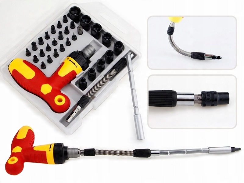 

Zestaw Serwisowy Wkrętaków 33 szt Phillips Torx