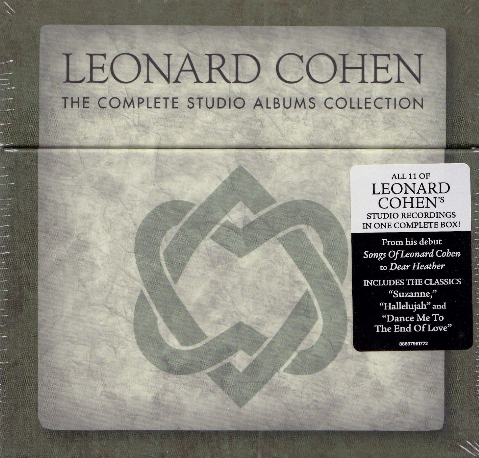 Leonard Cohen COMPLETE STUDIO COLLECTION 11 CD BOX