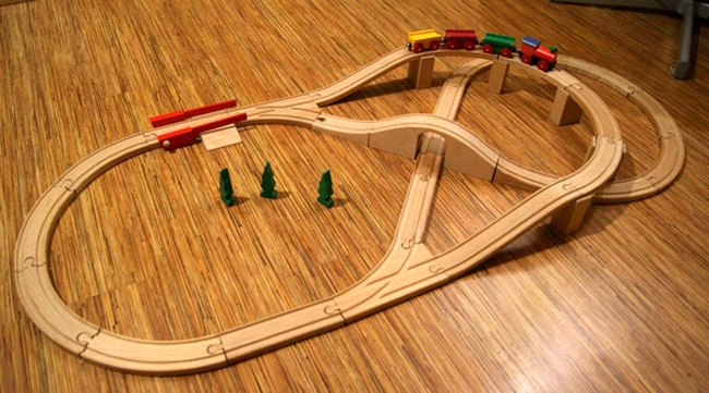 SUPER Kolejka DREWNIANA CIUCHCIA 40ELEM - PROMOCJA Kod producenta 40