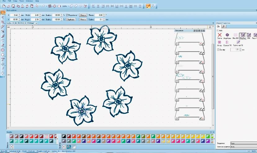 BERNINA PaintWork-краска ручки вышивальная машина ! Kind embroidery machine