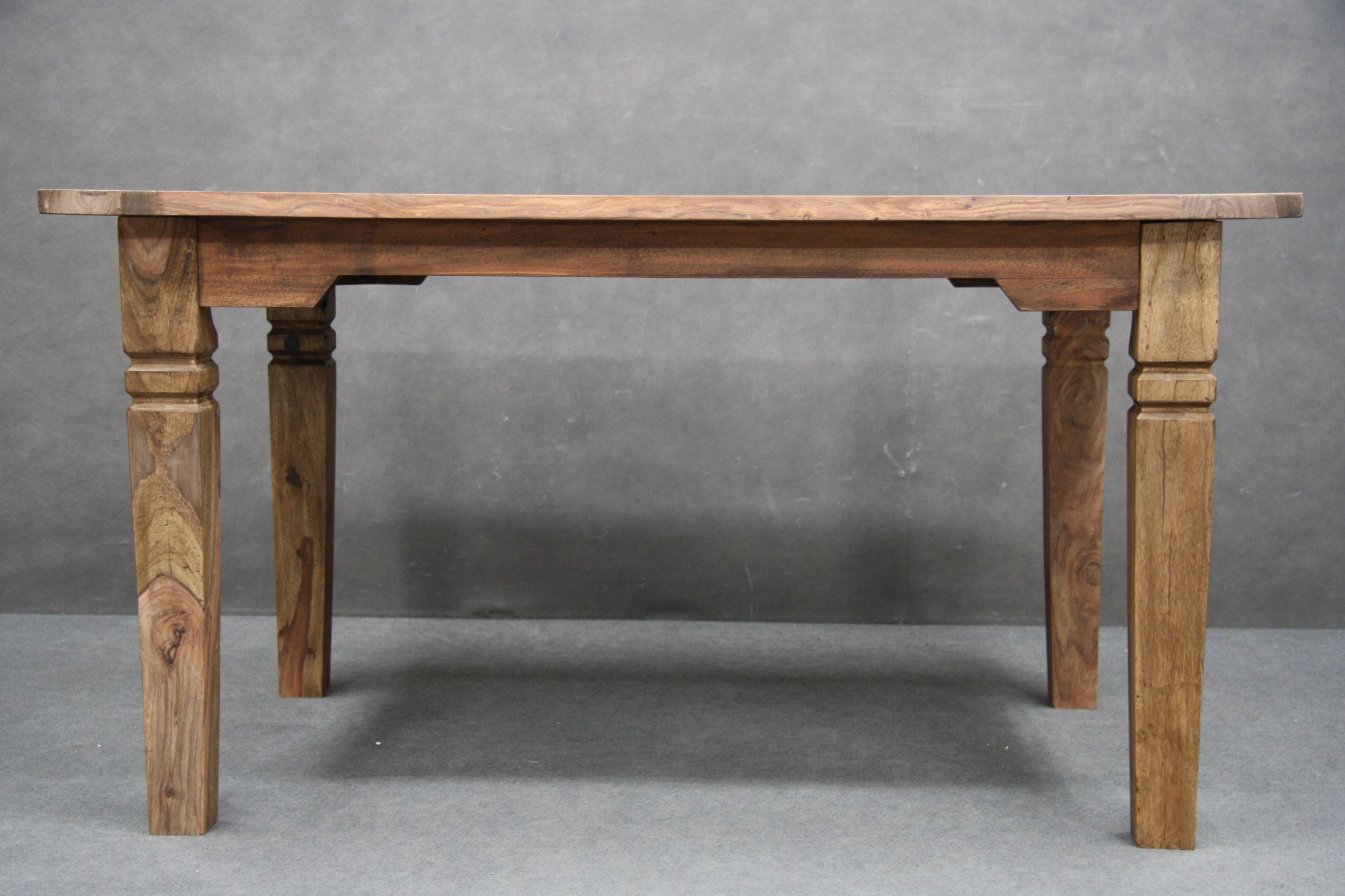 Stół Drewniany Palisander 90x 140 cm Krzesła LEEDS Głębokość mebla 90 cm