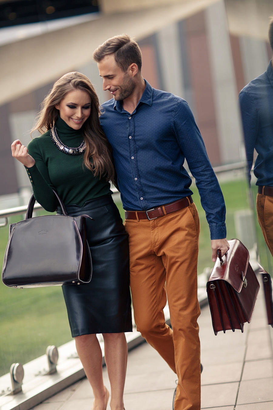 SKÓRZANA torebka WŁOSKA SKÓRA KUFEREK duża A4 HIT! Liczba komór 1