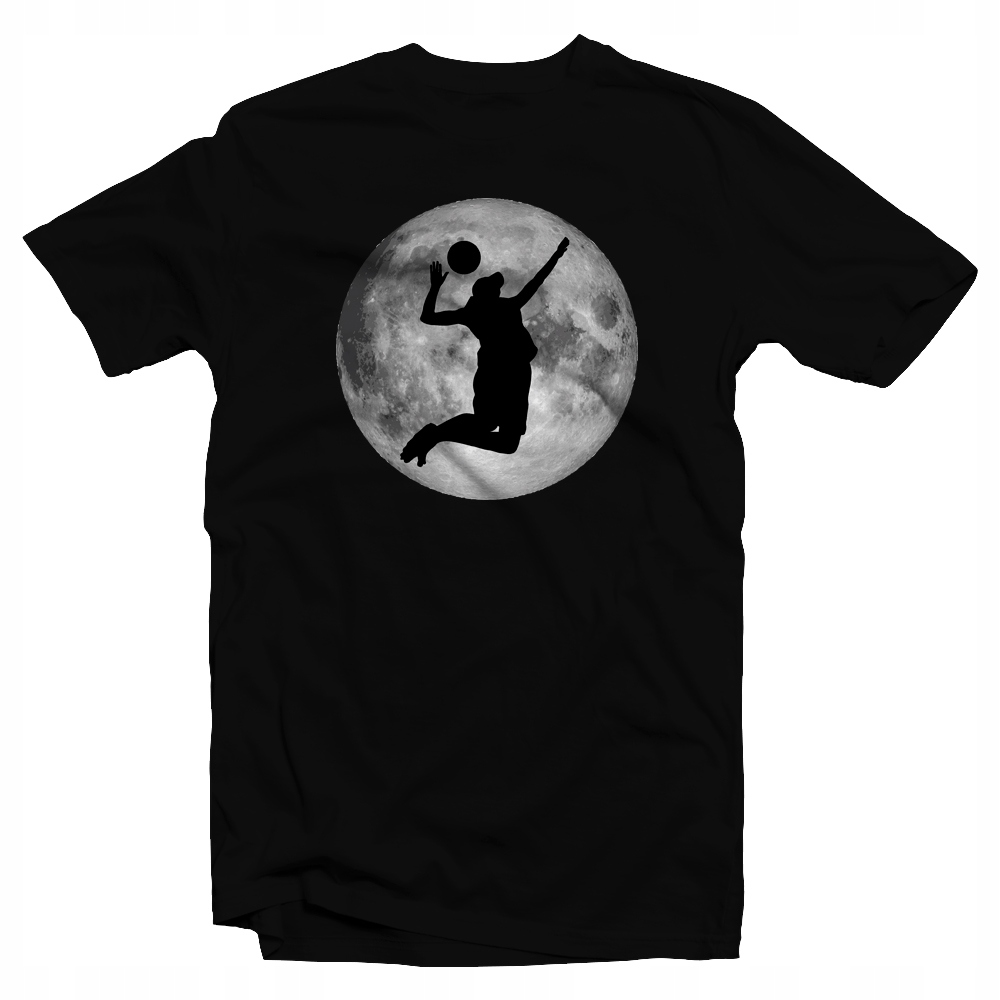 

Koszulka T-shirt Księżyc Siatkarz Siatkówka XL