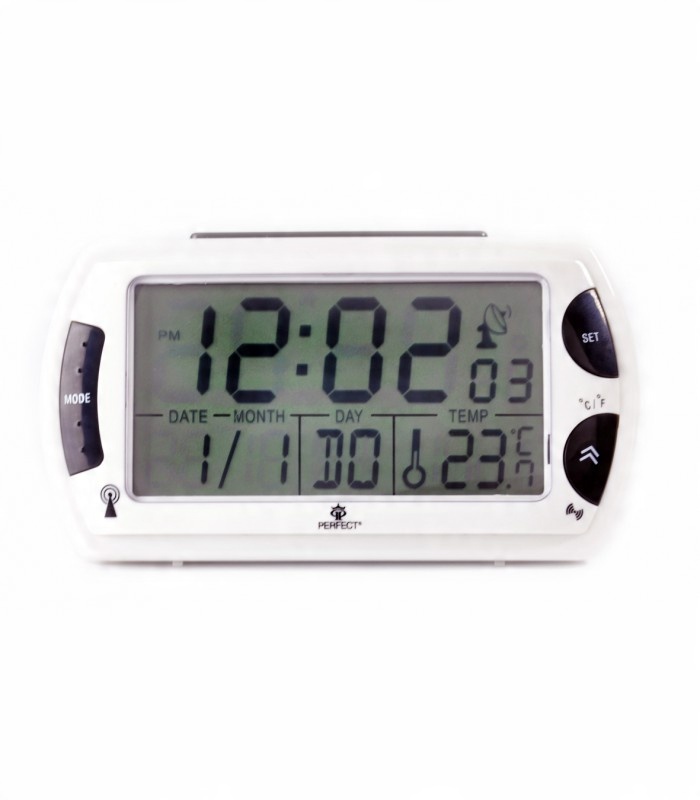 

Budzik kwarcowy LCD radio controlled Perfect 358