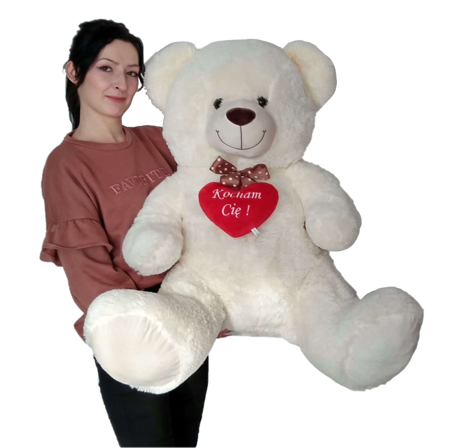 БОЛЬШОЙ ПЛЮШЕВЫЙ МЕДВЕДЬ ПОДАРОК НА ДЕНЬ СВЯТОГО ВАЛЕНТИНА ПРОМО -30%