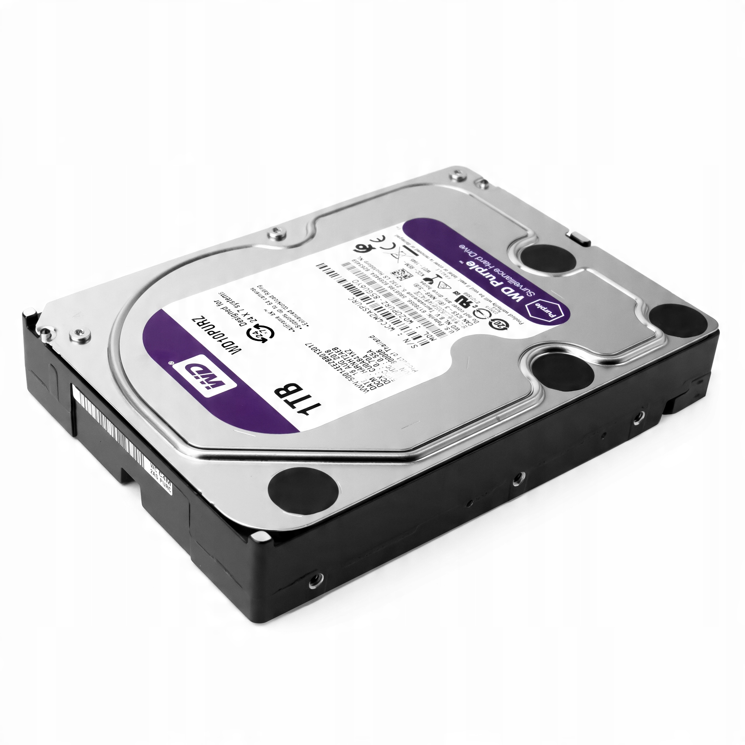 

Dysk do monitoringu D Purple 1TB do pracy ciągłej