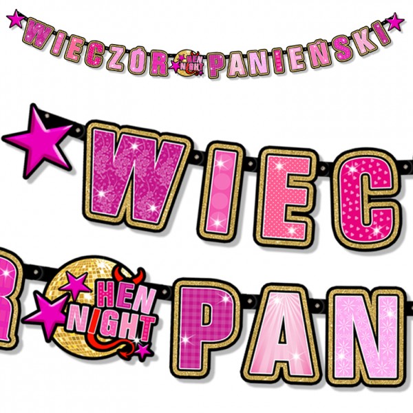 

Baner Girlanda na Wieczór Panieński 247 cm