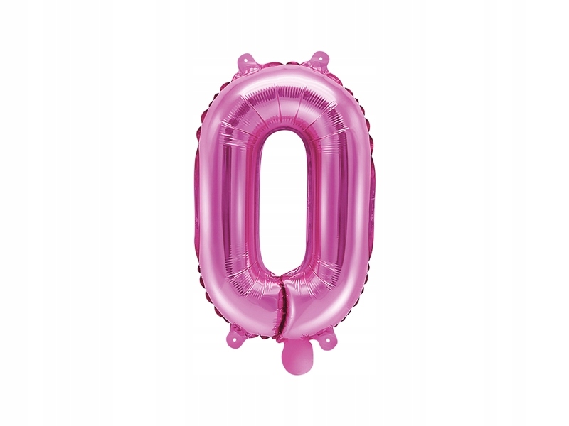 

Balon Foliowy cyfra różowa "0" ,35 cm