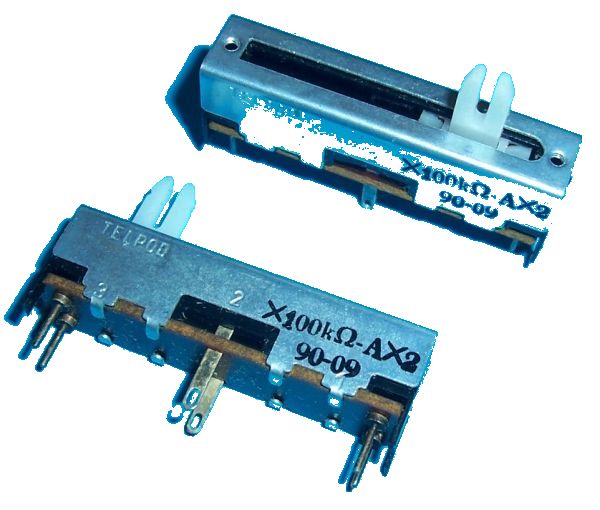 

Potencjometr Suwakowy Telpod _ 2x 100k _ A