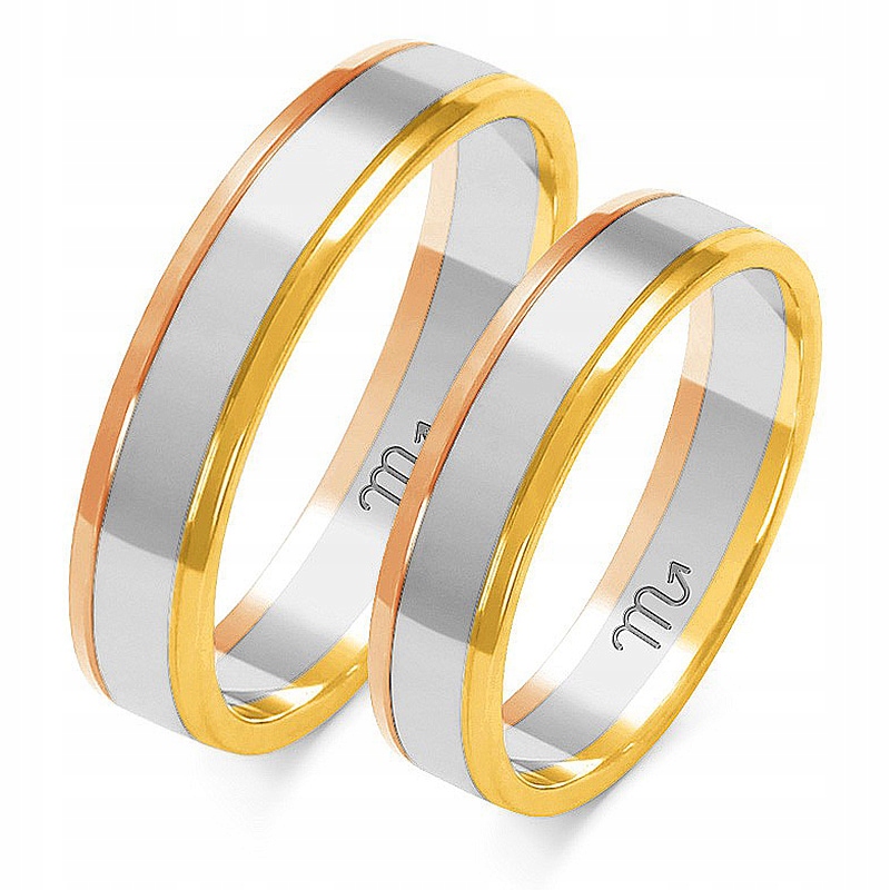 Zlaté Prsteny 14K 4,5 mm id A-208