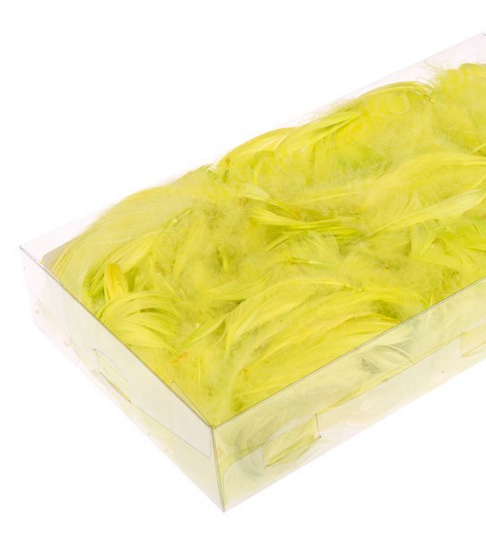 

Piórka dekoracyjne pióra pudełko Mega 50g Seledyn