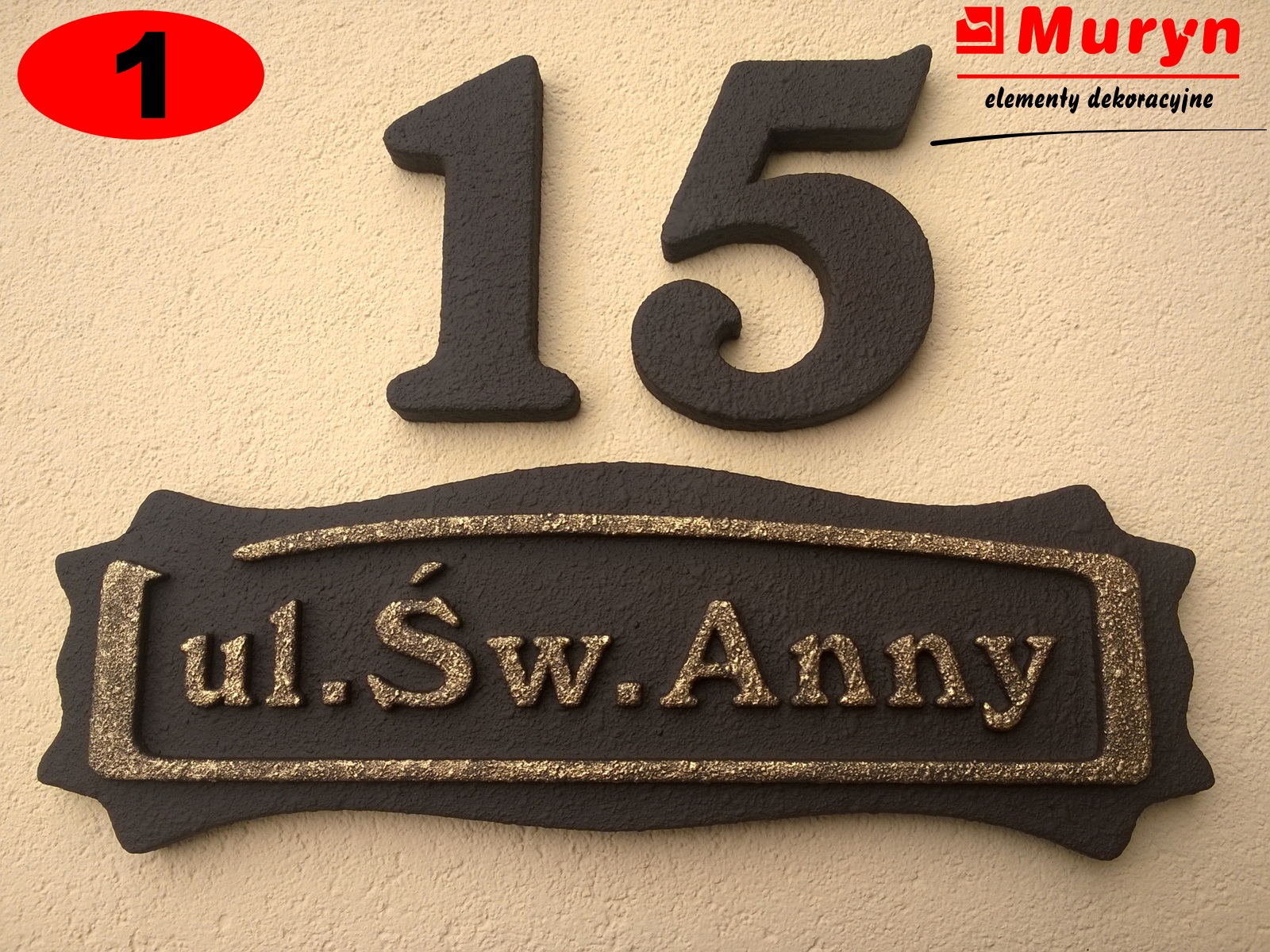 Numer Domu Tablica adresowa Numer na Dom Kod producenta 013