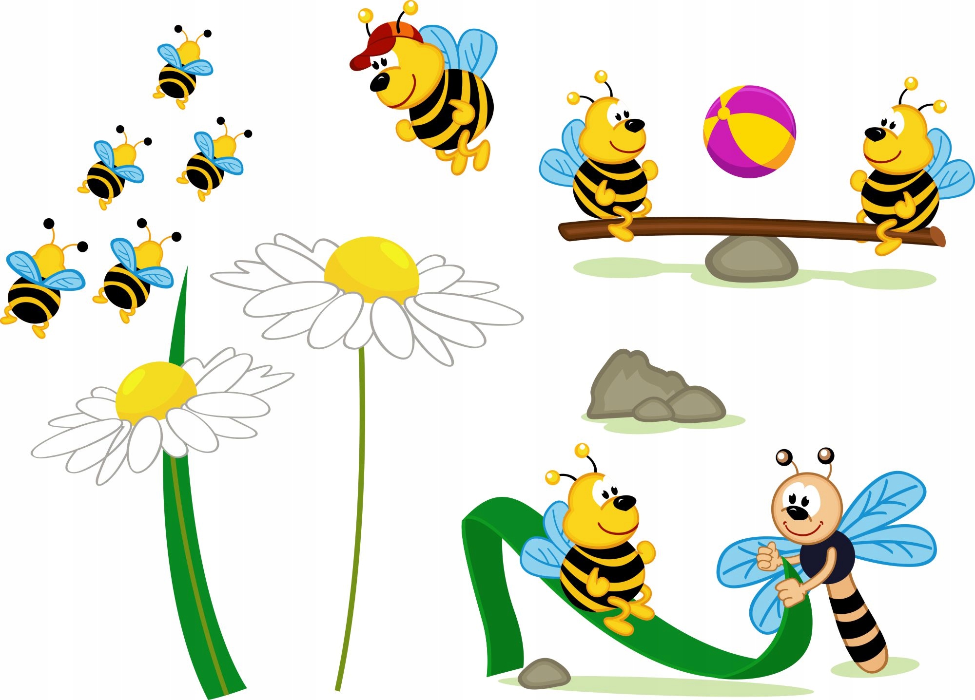 clipart bienenschwarm