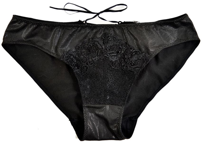 

Intimissimi figi majtki sznurowane haft skóra S