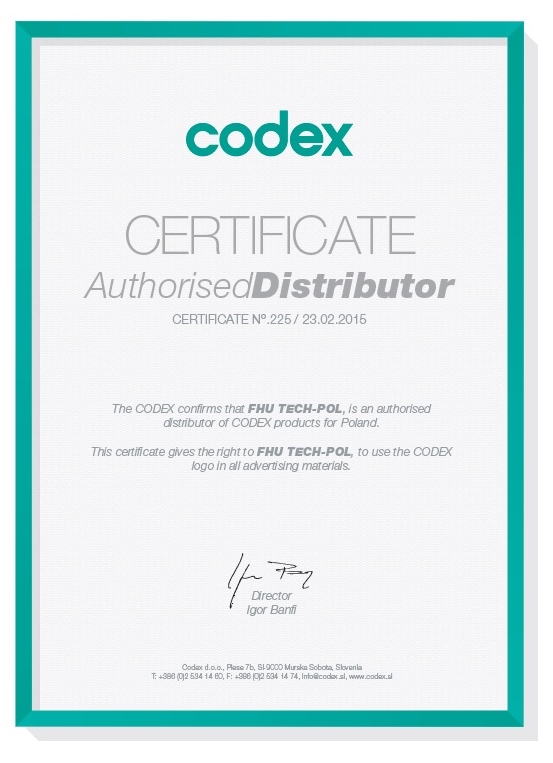 Łożysko kulkowe 6205 2RS CODEX Słowenia 25x52x15mm Marka Codex