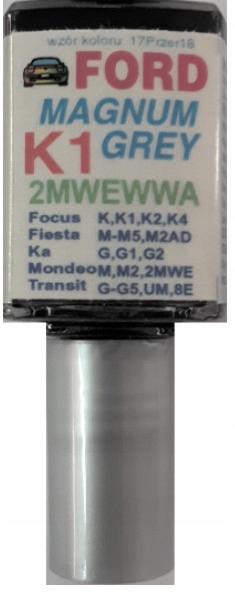 Ford Magnum Grey K1 Lakier Samochodowy Zaprawka Do Rys 10 ML Arasystem