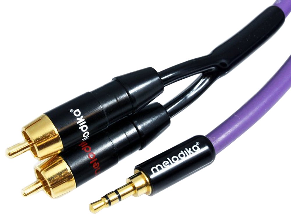

Kabel Jack 3.5 - 2RCA Cinch Melodika MDMJ2R05 0.5m