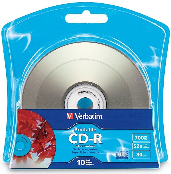 Verbatim CDR Printable Silver Perła do druku 10sz w Warszawa Allegro.pl