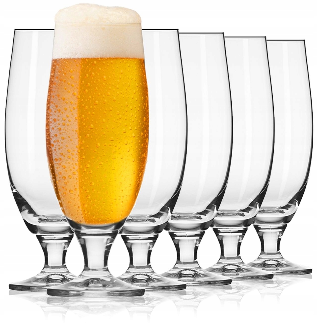 Pokale do piwa szklanki Krosno PRESTIGE 500 ml Linia Elite