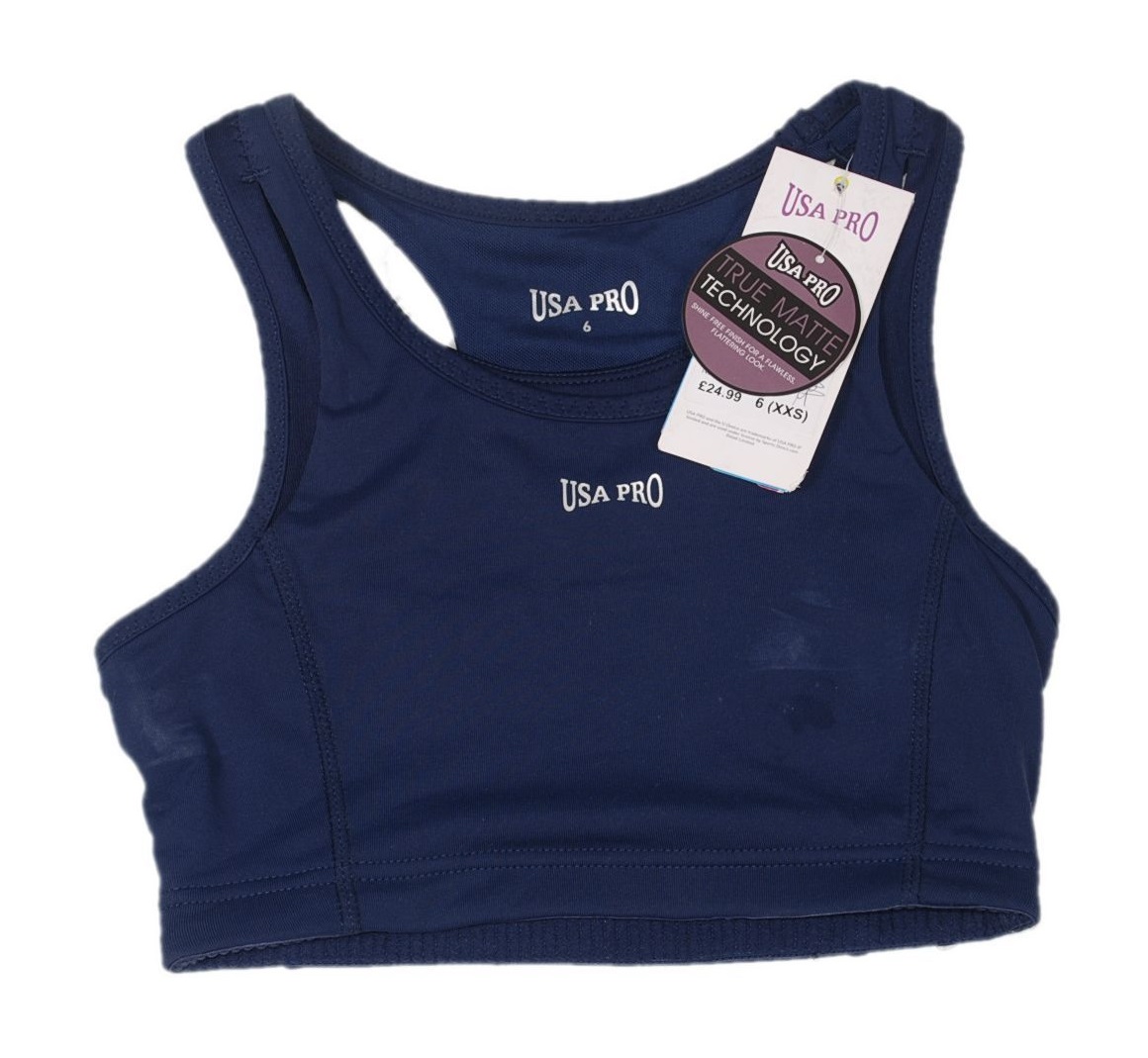 POZ0211 Usa Pro Biustonosz sportowy 2XS granat*