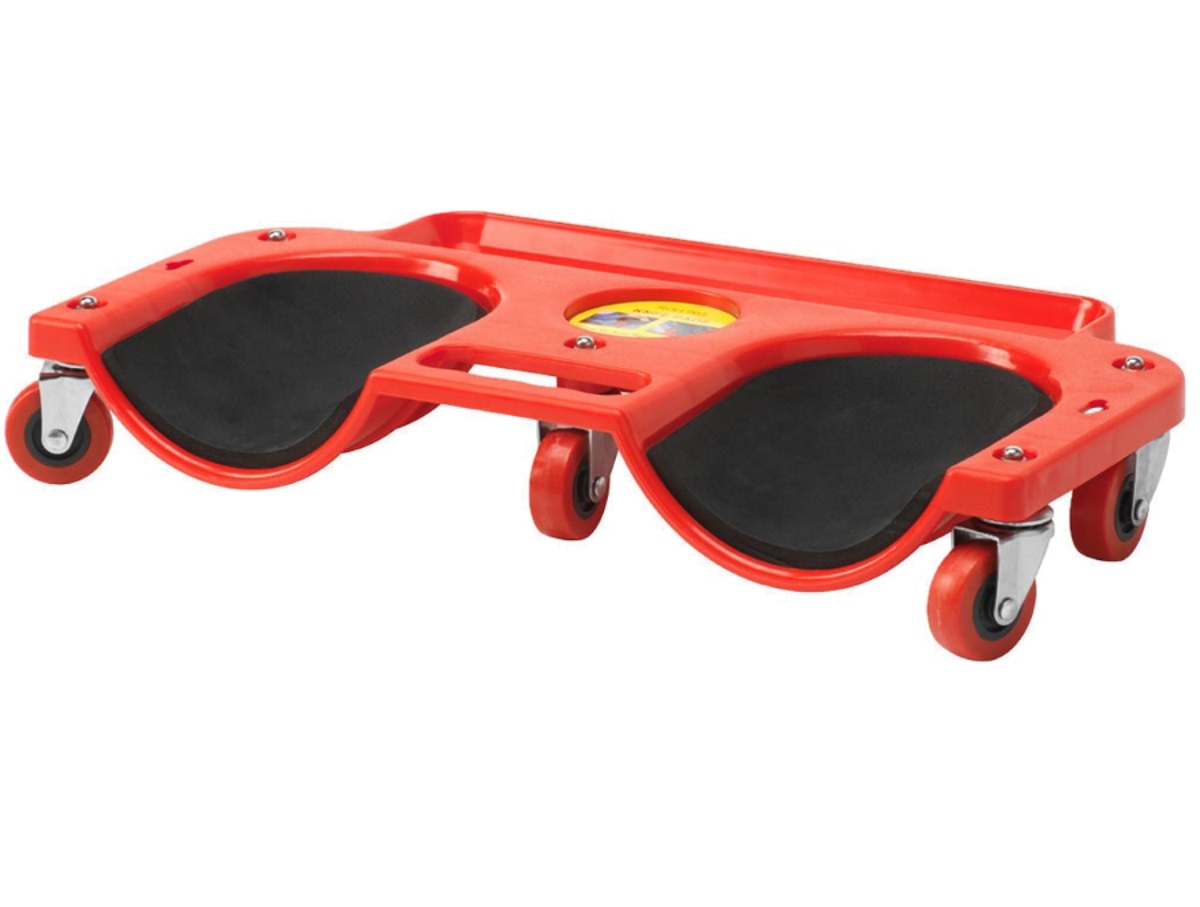 LEZANKA WARSZTATOWA STALOWA NA KOLKACH WOZEK